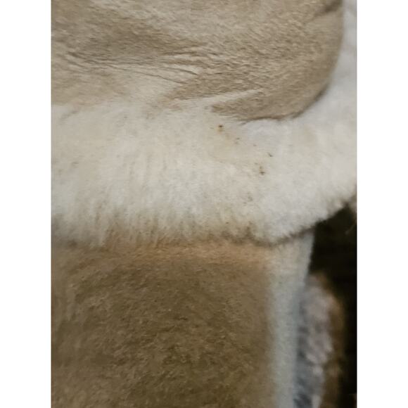 UGG Sunburst Tall Women’s Size 9 Sand Suede Shearling Outdoor Boots - Picture 3 of 11